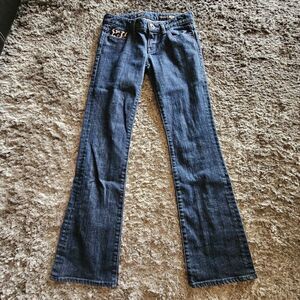 Women's Quality Denim X2 w10 Boot Cut Dark denim Blue Jeans Size 0